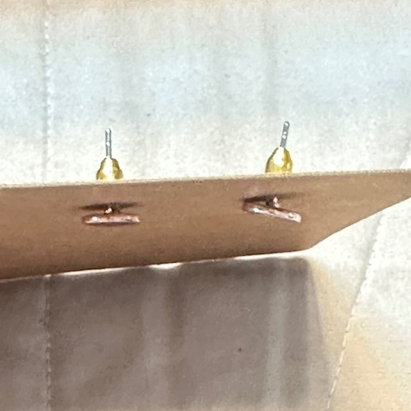 2/$15 Copper disc post/stud earrings. - Picture 3 of 6